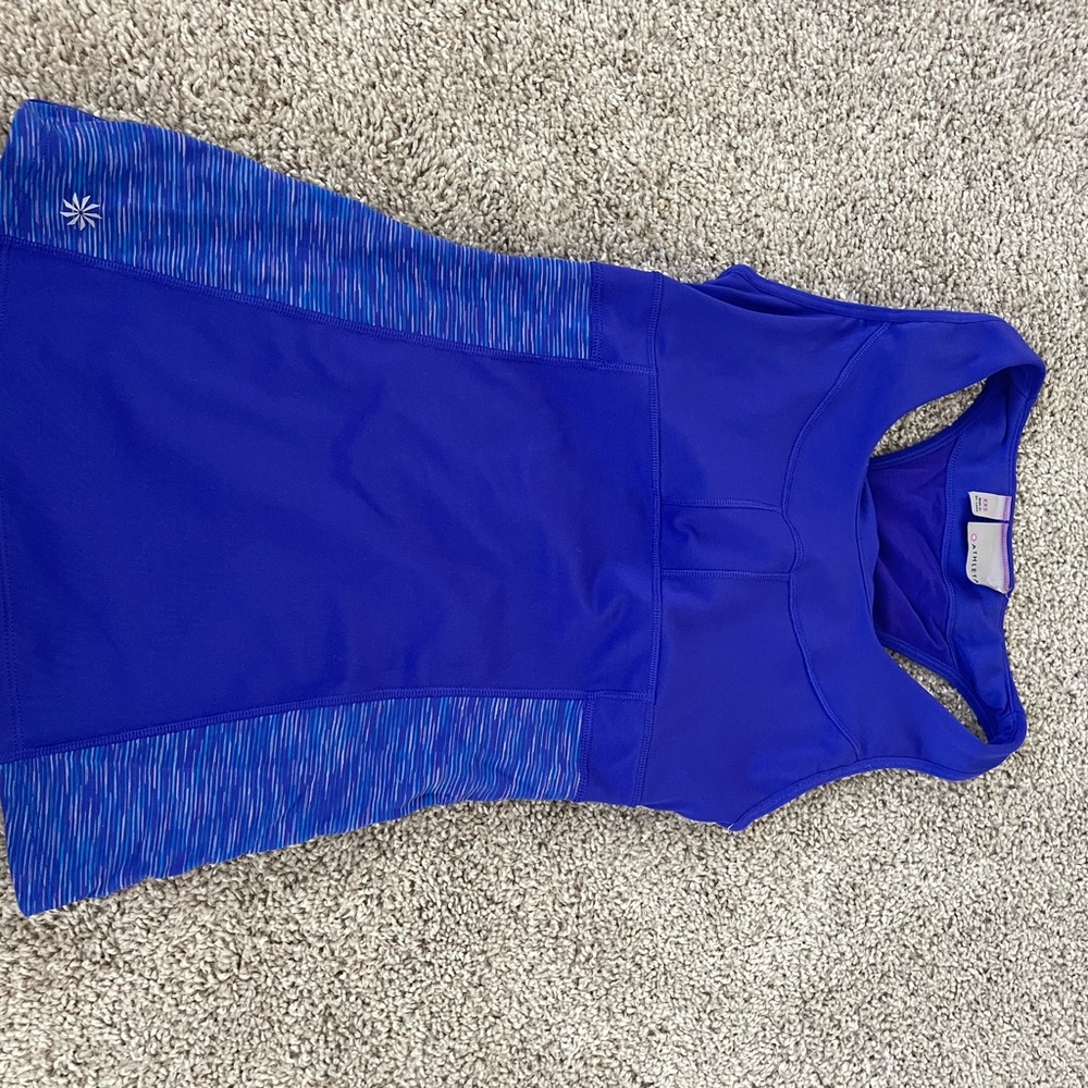 Blue/Purple Athleta Athletic Tank Top
